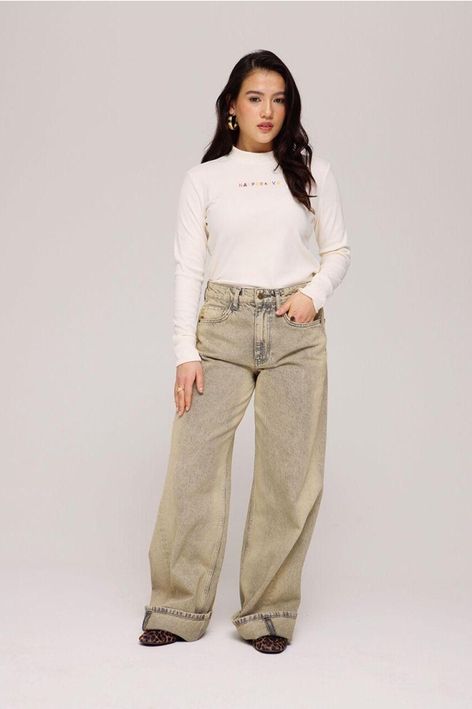 JANE LS SS25P500 101 ecru